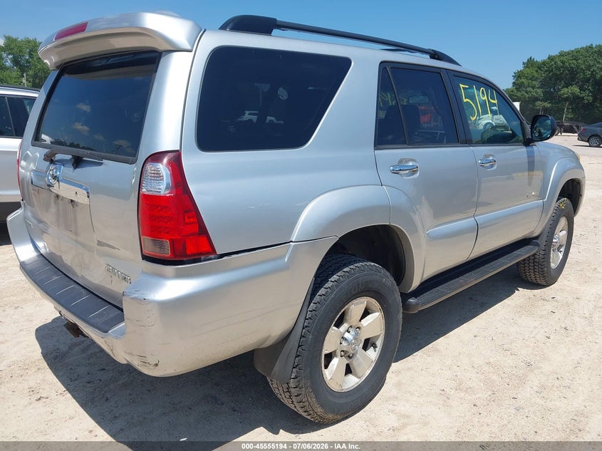 2007 Toyota 4runner VIN JTEBU14R670121018 IAAI salvage auction — REAR END, Clear (Wisconsin), sold $1,900 on 2026-07-23 (photo 4)