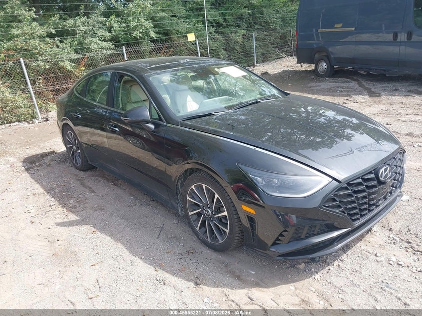 2022 Hyundai Sonata VIN KMHL34J20NA197292 IAAI salvage auction — Burn Interior, Salvage (Indiana), sold $3,150 on 2026-07-25 (photo 1)