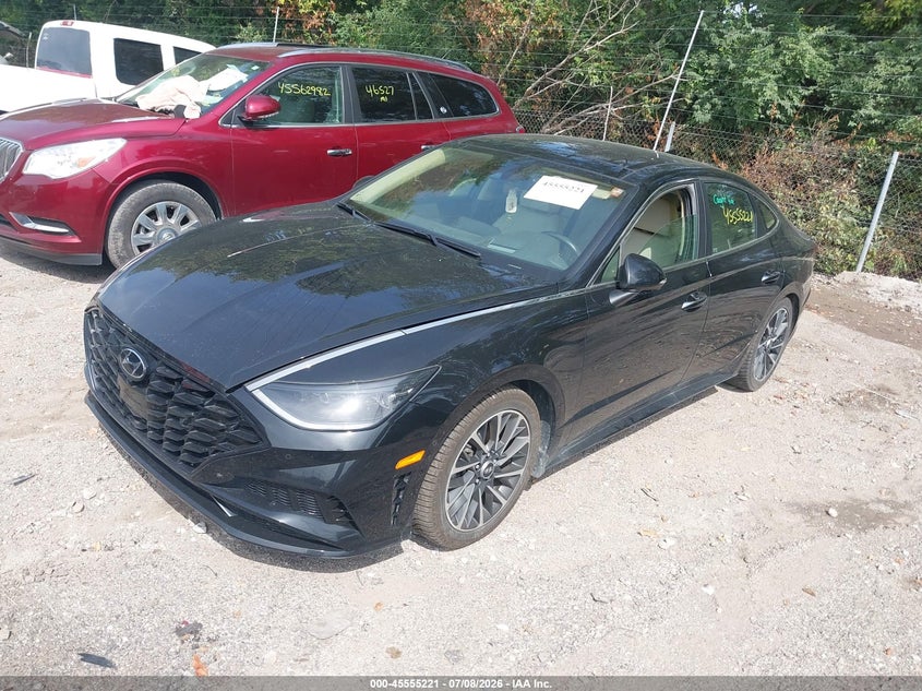2022 Hyundai Sonata VIN KMHL34J20NA197292 IAAI salvage auction — Burn Interior, Salvage (Indiana), sold $3,150 on 2026-07-25 (photo 2)