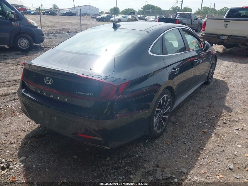 2022 Hyundai Sonata VIN KMHL34J20NA197292 IAAI salvage auction — Burn Interior, Salvage (Indiana), sold $3,150 on 2026-07-25 (photo 4)