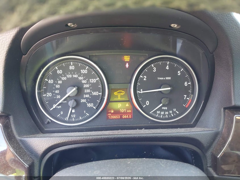 2011 BMW 3 series VIN WBAPK5C57BF123823 IAAI salvage auction — NORMAL WEAR, Clear (Texas), sold $900 on 2026-07-28 (photo 7)