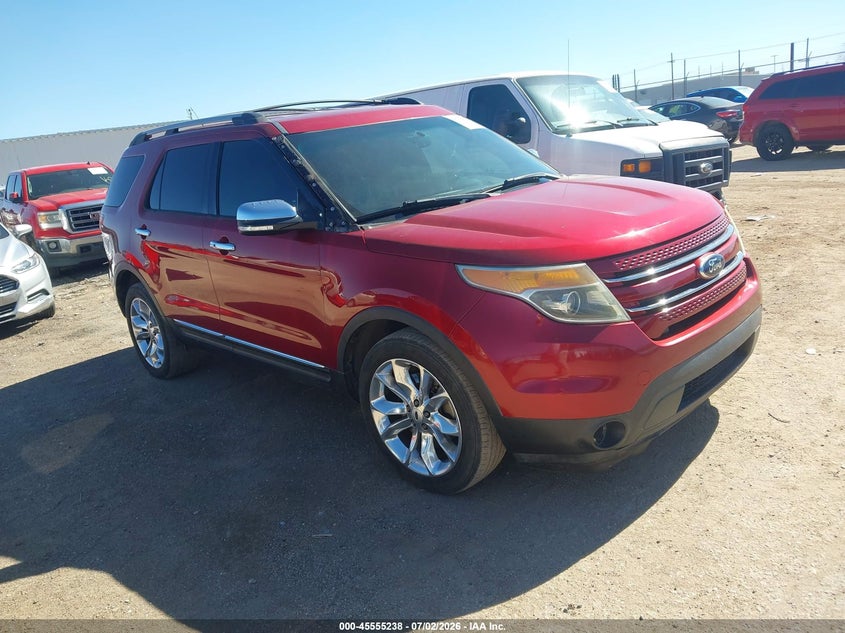 2014 Ford Explorer VIN 1FM5K7F82EGC13077 IAAI salvage auction — SIDE, Clear (Arizona), sold $950 on 2026-07-09 (photo 1)