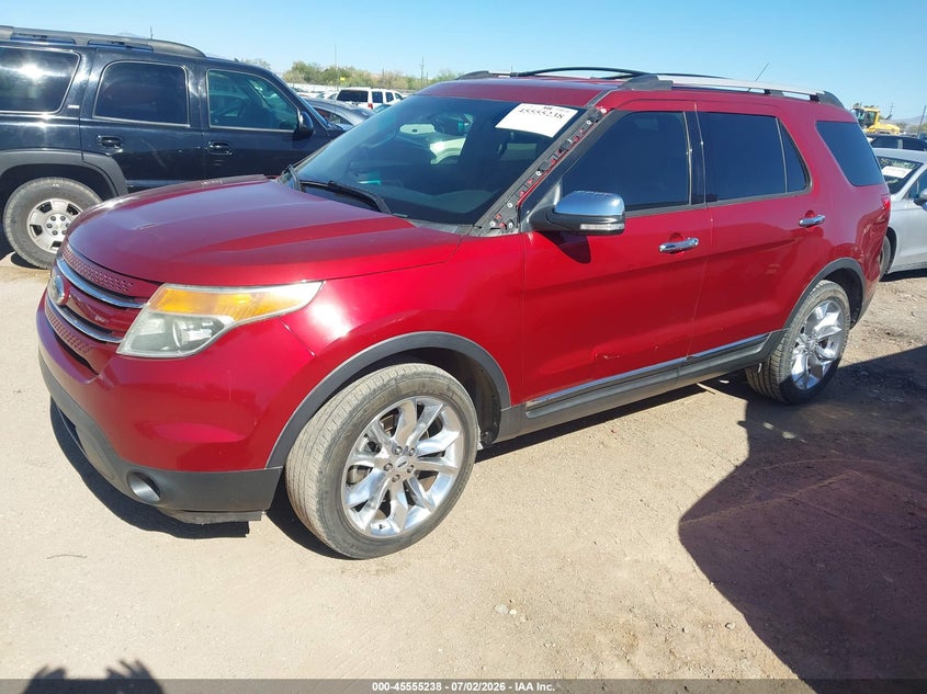 2014 Ford Explorer VIN 1FM5K7F82EGC13077 IAAI salvage auction — SIDE, Clear (Arizona), sold $950 on 2026-07-09 (photo 2)