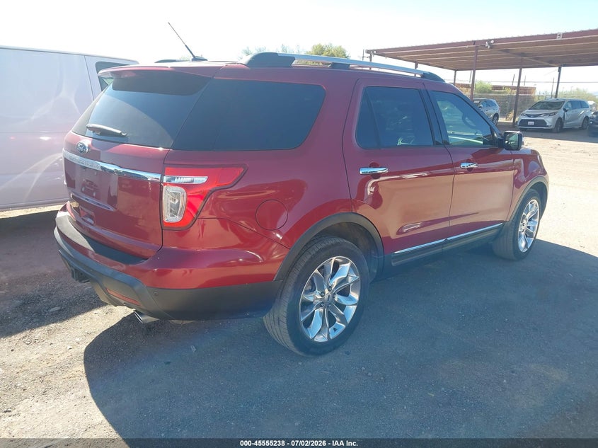 2014 Ford Explorer VIN 1FM5K7F82EGC13077 IAAI salvage auction — SIDE, Clear (Arizona), sold $950 on 2026-07-09 (photo 4)