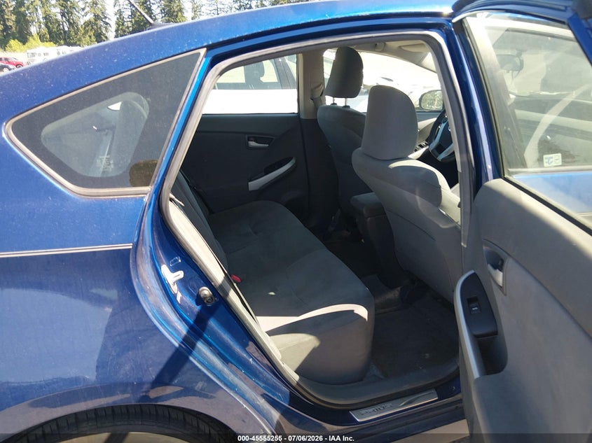 2011 Toyota Prius VIN JTDKN3DU1B1381430 IAAI salvage auction — NORMAL WEAR, Clear (Washington), sold $3,375 on 2026-07-15 (photo 8)