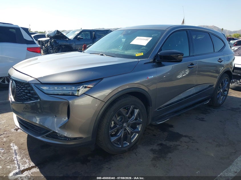 2023 Acura Mdx VIN 5J8YE1H0XPL019745 IAAI salvage auction — REAR END, Salvage (Arizona), sold $13,100 on 2026-07-28 (photo 2)