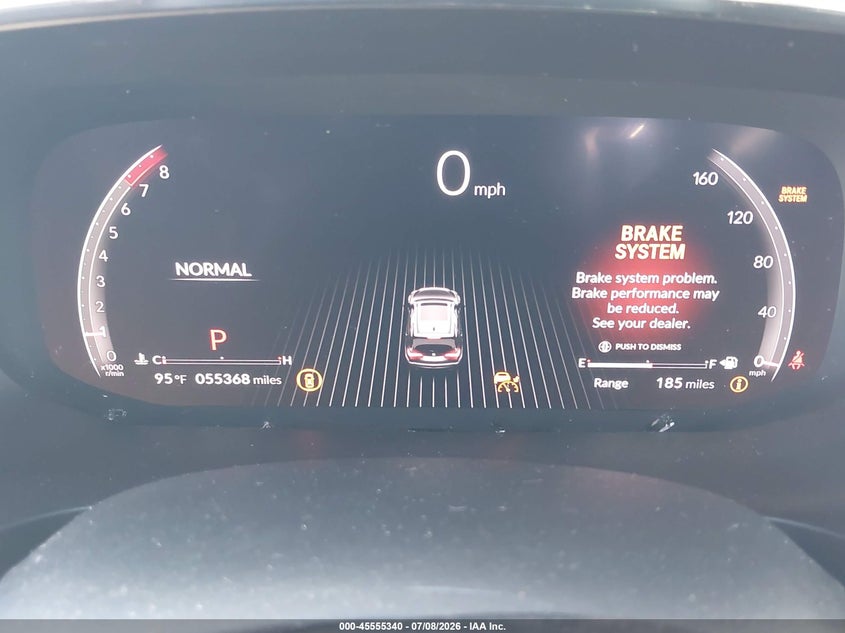2023 Acura Mdx VIN 5J8YE1H0XPL019745 IAAI salvage auction — REAR END, Salvage (Arizona), sold $13,100 on 2026-07-28 (photo 7)