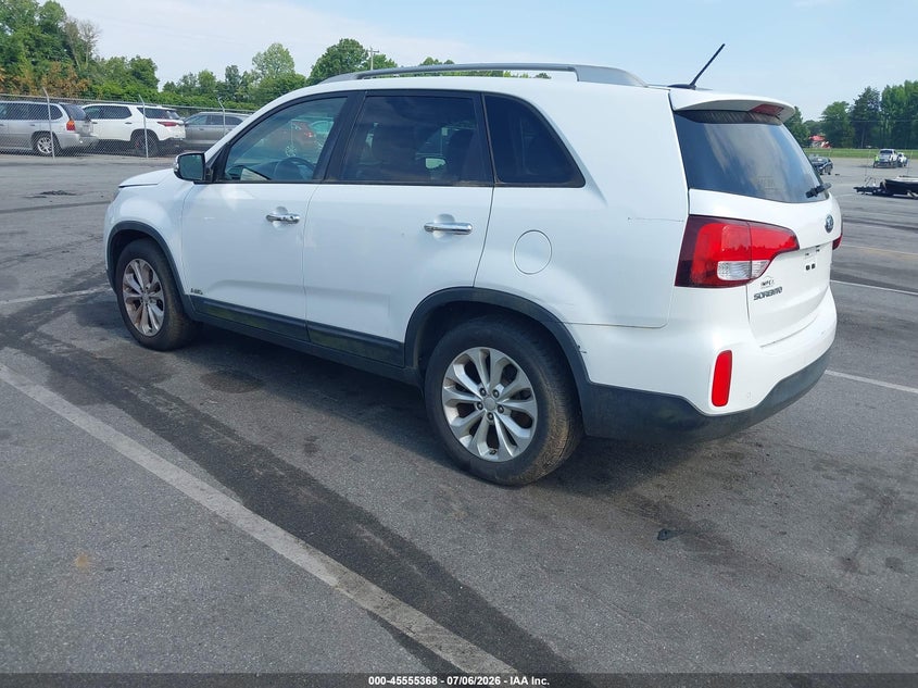2015 Kia Sorento VIN 5XYKUDA7XFG597967 IAAI salvage auction — NORMAL WEAR, Clear (North Carolina), sold $1,750 on 2026-07-09 (photo 3)