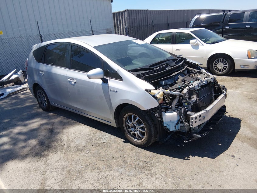 2017 Toyota Prius v VIN JTDZN3EU9HJ066204 IAAI salvage auction — FRONT END, Salvage (California), sold $3,700 on 2026-07-27 (photo 1)