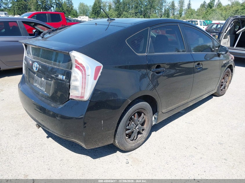 2012 Toyota Prius VIN JTDKN3DUXC5442879 IAAI salvage auction — NORMAL WEAR, Clear (Washington), sold $1,150 on 2026-07-29 (photo 4)
