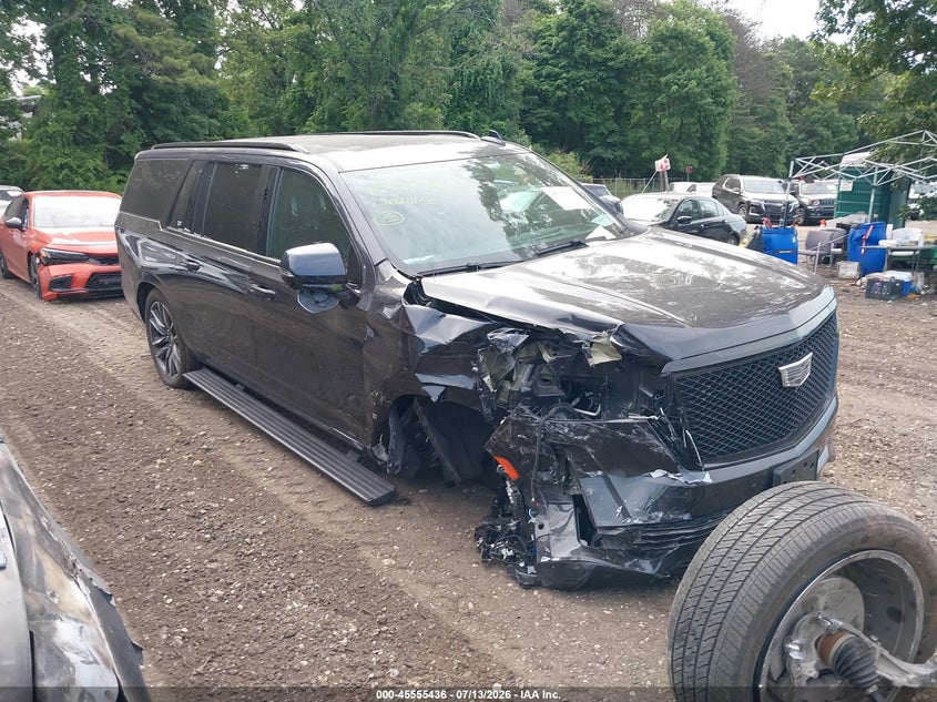 2023 Cadillac Escalade VIN 1GYS4RKL9PR178885 IAAI salvage auction — FRONT END, Mv-907A (New York), sold $25,250 on 2026-09-01 (photo 1)