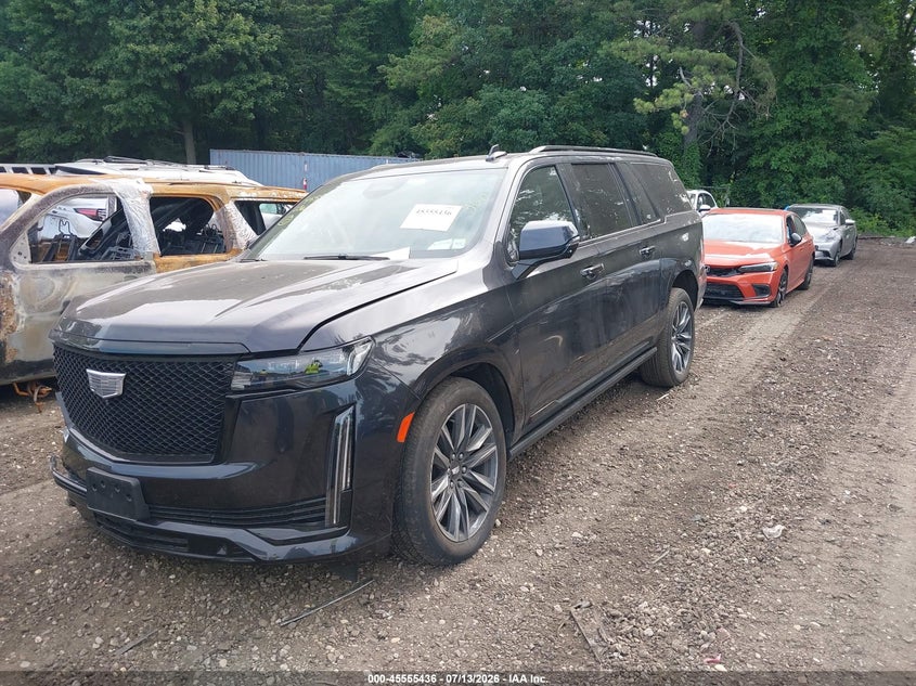 2023 Cadillac Escalade VIN 1GYS4RKL9PR178885 IAAI salvage auction — FRONT END, Mv-907A (New York), sold $25,250 on 2026-09-01 (photo 2)