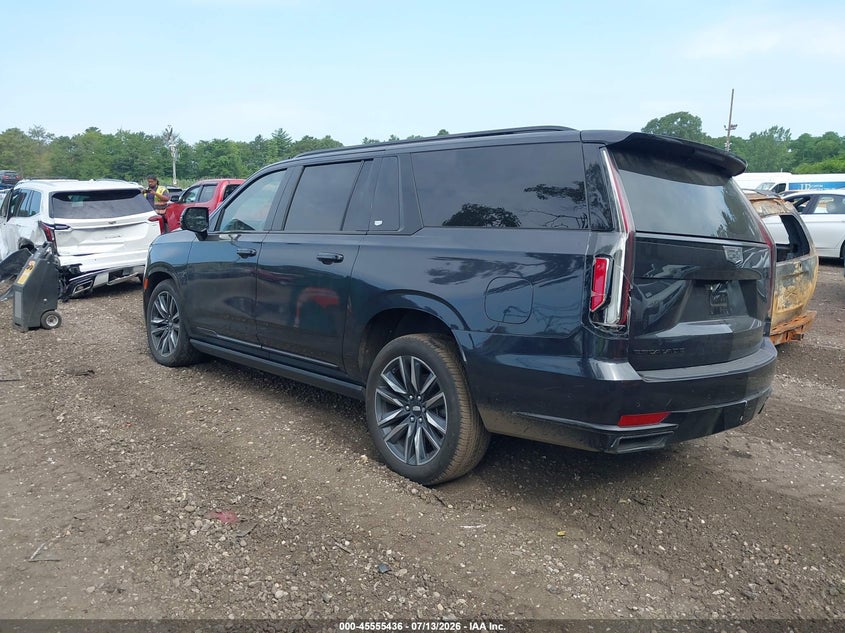 2023 Cadillac Escalade VIN 1GYS4RKL9PR178885 IAAI salvage auction — FRONT END, Mv-907A (New York), sold $25,250 on 2026-09-01 (photo 3)
