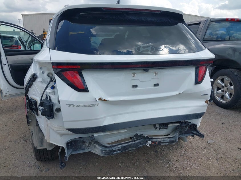 2026 Hyundai Tucson VIN 5NMJBCDE0TH616808 IAAI salvage auction — REAR END, Salvage Title, sold $14,000 on 2026-08-01 (photo 6)