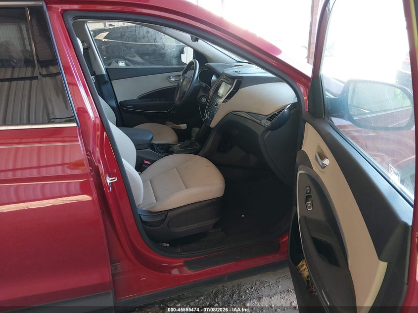 2018 Hyundai Santa fe VIN KM8SM4HF6JU259501 IAAI salvage auction — REAR END, Rebuildable (Florida), sold $2,850 on 2026-08-01 (photo 5)