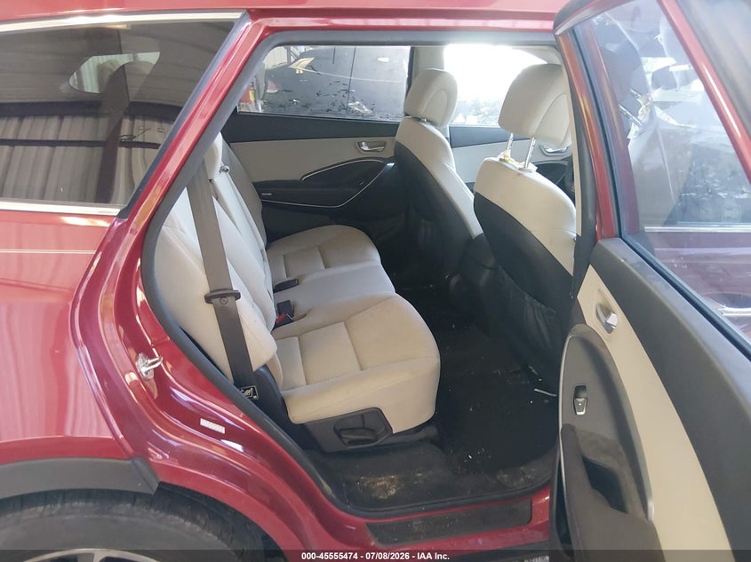 2018 Hyundai Santa fe VIN KM8SM4HF6JU259501 IAAI salvage auction — REAR END, Rebuildable (Florida), sold $2,850 on 2026-08-01 (photo 8)