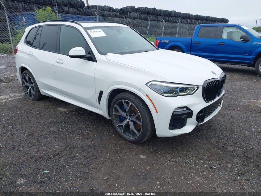 2019 BMW X5 VIN 5UXJU2C55KLN66327 IAAI salvage auction — LEFT FRONT, Salvage (Pennsylvania), sold $18,900 on 2026-07-31 (photo 1)