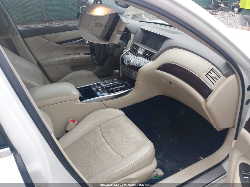 2012 Infiniti M VIN JN1BY1AR3CM396154 IAAI salvage auction — RIGHT FRONT, Salvage (Pennsylvania), sold $775 on 2026-07-31 (photo 5)