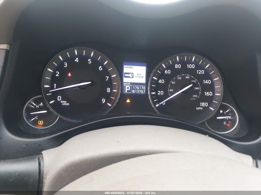 2012 Infiniti M VIN JN1BY1AR3CM396154 IAAI salvage auction — RIGHT FRONT, Salvage (Pennsylvania), sold $775 on 2026-07-31 (photo 7)
