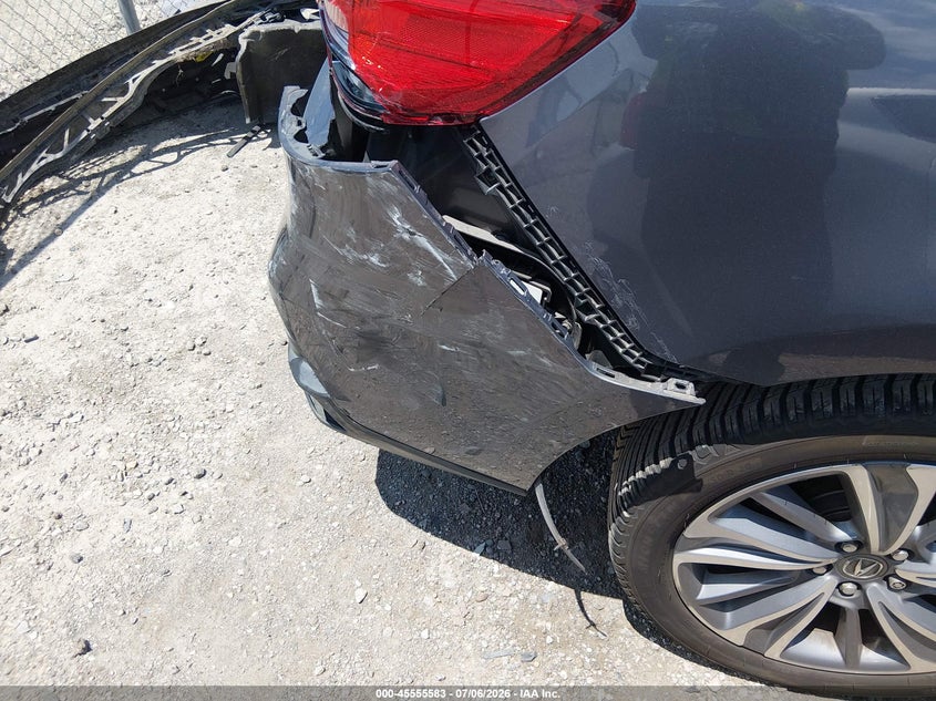 2017 Acura Mdx VIN 5FRYD3H5XHB014041 IAAI salvage auction — REAR END, Salvage Title, sold $3,500 on 2026-07-18 (photo 6)