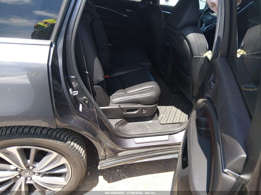 2017 Acura Mdx VIN 5FRYD3H5XHB014041 IAAI salvage auction — REAR END, Salvage Title, sold $3,500 on 2026-07-18 (photo 8)