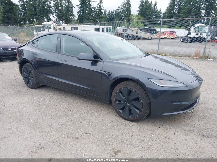 2025 Tesla Model 3 VIN 5YJ3E1EA4SF887211 IAAI salvage auction — REAR END, Bill Of Sale (Washington), sold $14,300 on 2026-07-23 (photo 1)