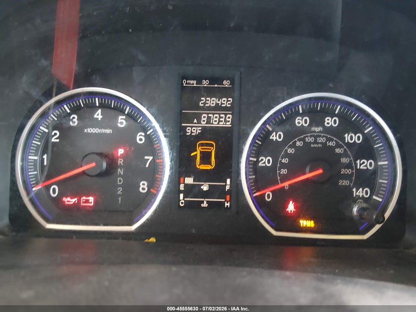 2007 Honda Cr-v VIN JHLRE48777C066090 IAAI salvage auction — NORMAL WEAR, Clear-Dealer Only (Arizona), sold $700 on 2026-07-28 (photo 7)
