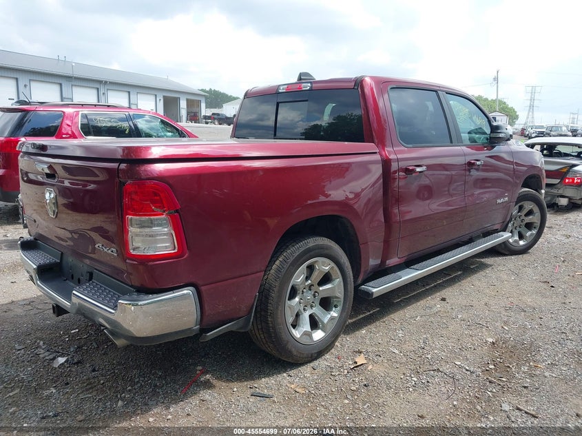 2019 Ram 1500 VIN 1C6SRFFT5KN606958 IAAI salvage auction — FRONT & REAR, Salvage (Indiana), sold $14,550 on 2026-09-02 (photo 4)