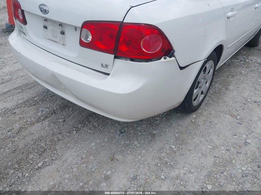 2007 Kia Optima VIN KNAGE123275147251 IAAI salvage auction — RIGHT REAR, Salvage (North Carolina), sold $700 on 2026-07-28 (photo 6)