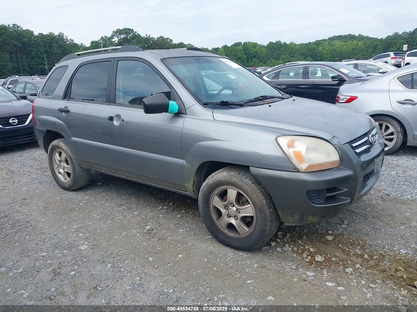2007 Kia Sportage VIN KNDJF724377357735 IAAI salvage auction — NORMAL WEAR, Clear (Georgia), sold $400 on 2026-07-14 (photo 1)