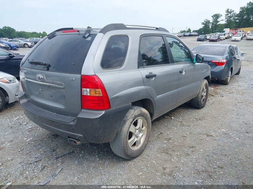 2007 Kia Sportage VIN KNDJF724377357735 IAAI salvage auction — NORMAL WEAR, Clear (Georgia), sold $400 on 2026-07-14 (photo 4)