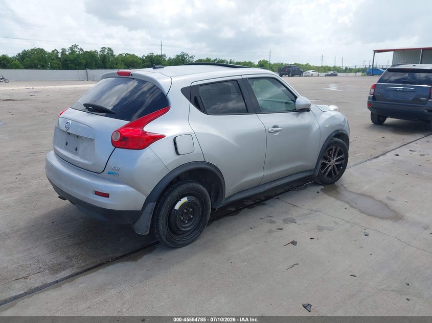 2013 Nissan Juke VIN JN8AF5MR3DT201344 IAAI salvage auction — REPOSSESSION, Nrc Lienholder Repossession Paperwork (Texas), sold $275 on 2026-07-25 (photo 4)