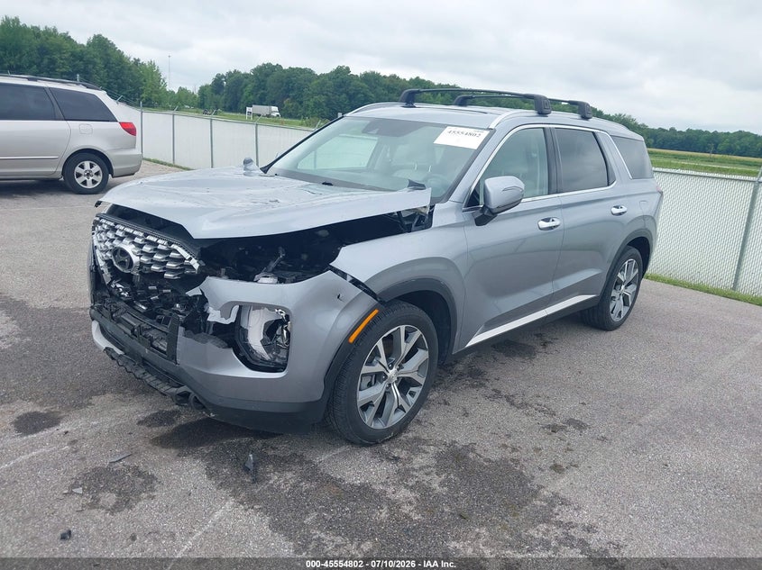 2021 Hyundai Palisade VIN KM8R4DHE1MU190887 IAAI salvage auction — FRONT END, Salvage (Indiana), sold $6,300 on 2026-07-30 (photo 2)