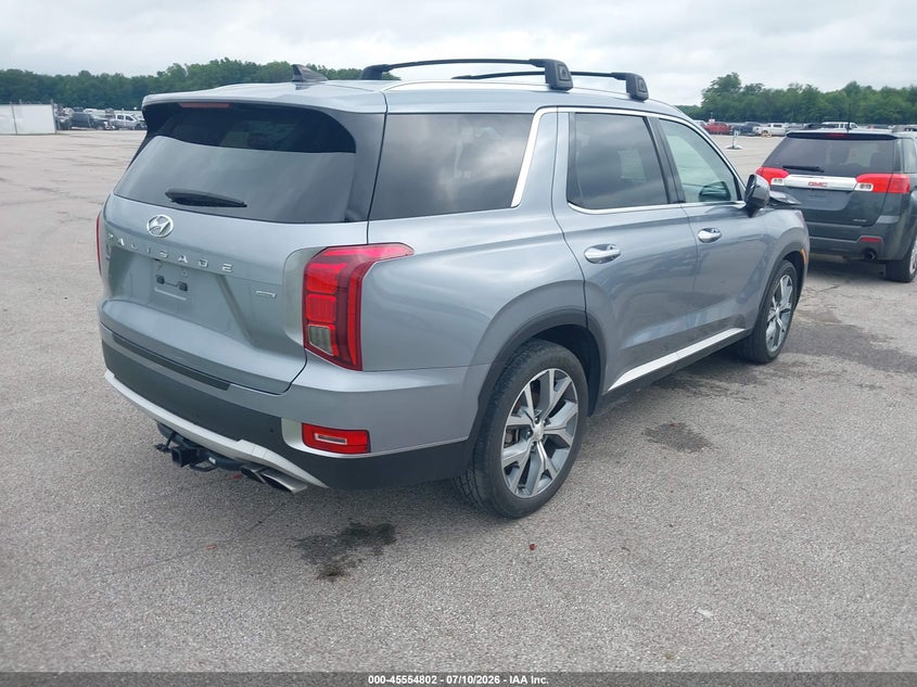 2021 Hyundai Palisade VIN KM8R4DHE1MU190887 IAAI salvage auction — FRONT END, Salvage (Indiana), sold $6,300 on 2026-07-30 (photo 4)