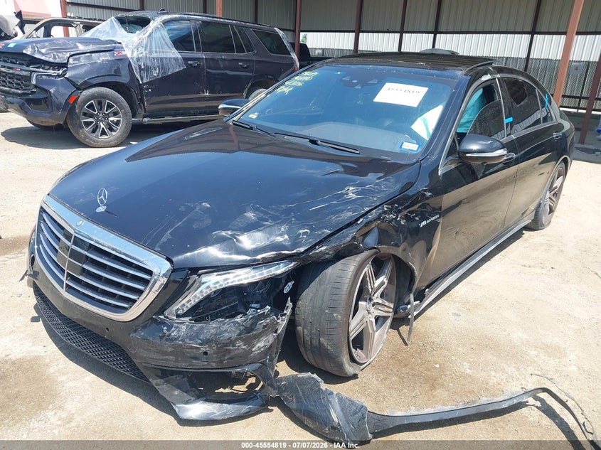 2014 Mercedes-benz S-klasse amg VIN WDDUG7JB6EA031766 IAAI salvage auction — FRONT END, Salvage Title, sold $11,250 on 2026-08-25 (photo 2)