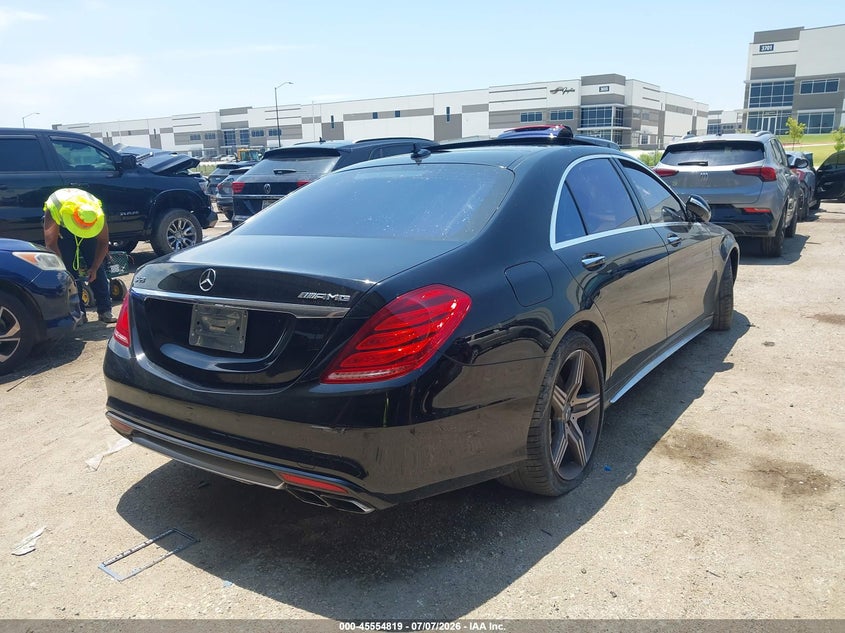 2014 Mercedes-benz S-klasse amg VIN WDDUG7JB6EA031766 IAAI salvage auction — FRONT END, Salvage Title, sold $11,250 on 2026-08-25 (photo 4)