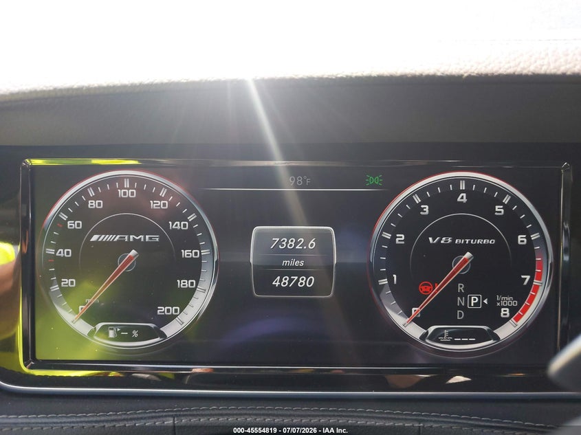2014 Mercedes-benz S-klasse amg VIN WDDUG7JB6EA031766 IAAI salvage auction — FRONT END, Salvage Title, sold $11,250 on 2026-08-25 (photo 7)