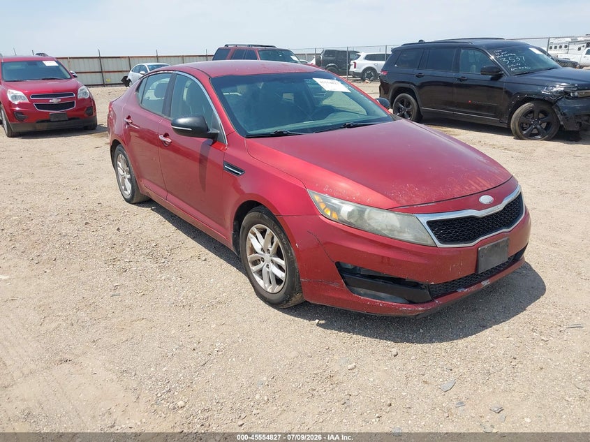 2013 Kia Optima VIN 5XXGM4A78DG185649 IAAI salvage auction — ALL OVER, Nrc Lienholder Repossession Paperwork (Texas), sold $25 on 2026-07-29 (photo 1)