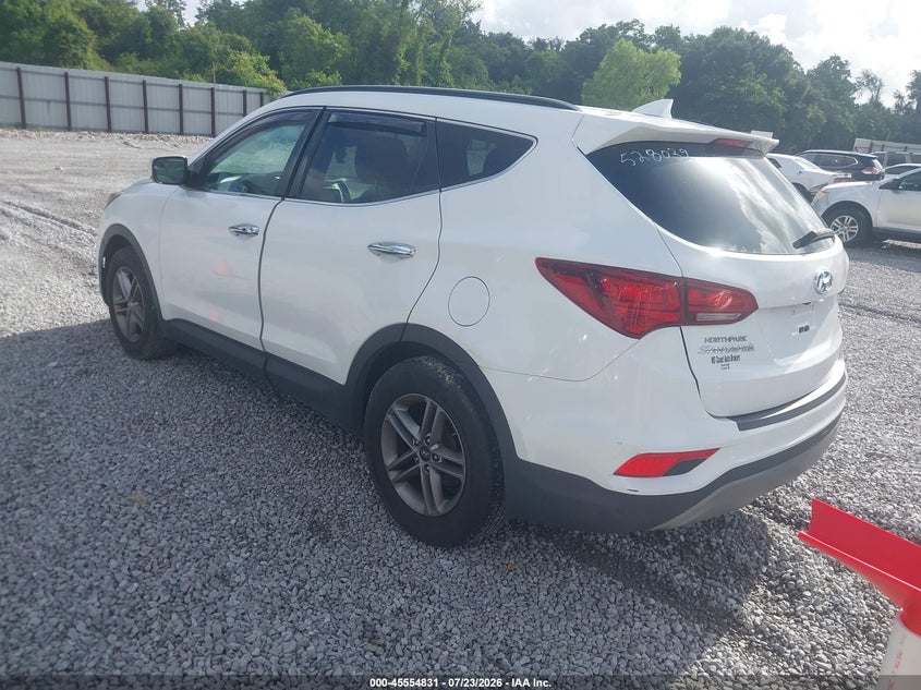 2018 Hyundai Santa fe VIN 5XYZU3LB5JG528039 IAAI salvage auction — NORMAL WEAR, Nrc Lienholder Repossession Paperwork (Alabama), sold $300 on 2026-07-30 (photo 3)