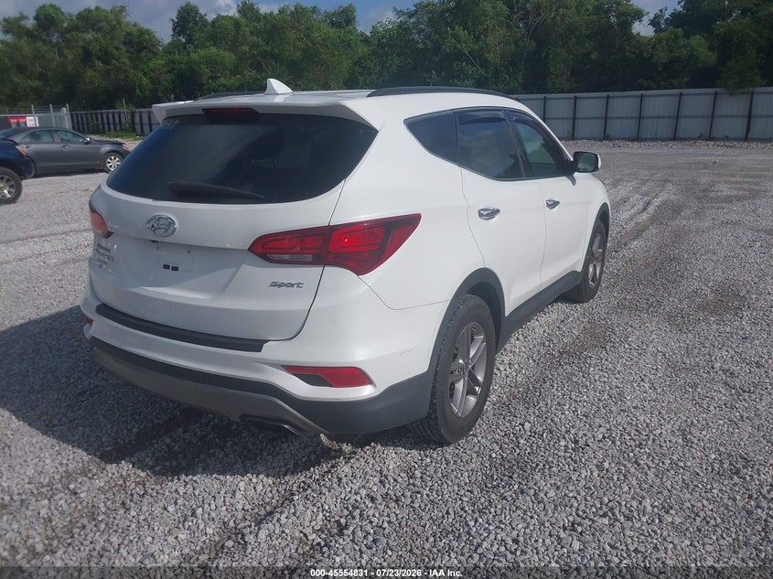 2018 Hyundai Santa fe VIN 5XYZU3LB5JG528039 IAAI salvage auction — NORMAL WEAR, Nrc Lienholder Repossession Paperwork (Alabama), sold $300 on 2026-07-30 (photo 4)