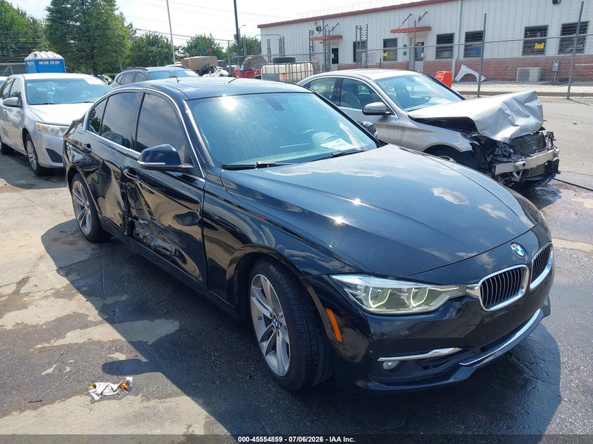 2016 BMW 3er VIN WBA8E9G58GNT81410 IAAI salvage auction — RIGHT SIDE, Wait Title, sold $1,650 on 2026-08-17 (photo 1)