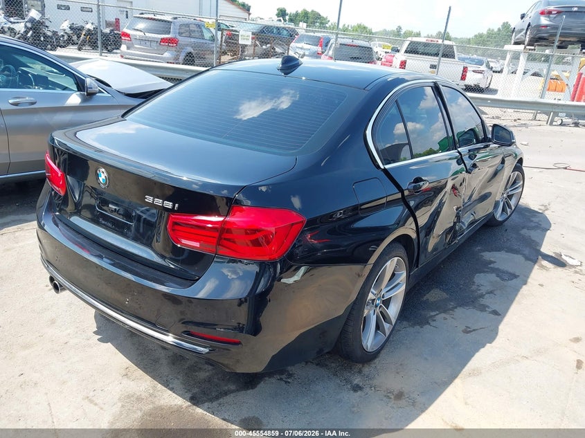 2016 BMW 3er VIN WBA8E9G58GNT81410 IAAI salvage auction — RIGHT SIDE, Wait Title, sold $1,650 on 2026-08-17 (photo 4)