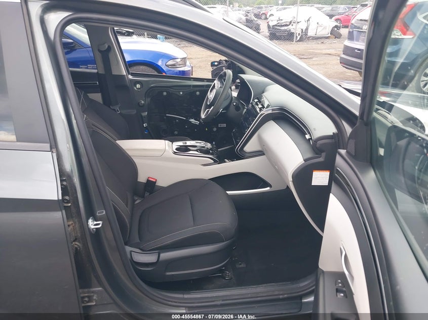 2022 Hyundai Tucson VIN KM8JBCA17NU030258 IAAI salvage auction — FRONT END, Salvage Title, sold $7,800 on 2026-07-26 (photo 5)