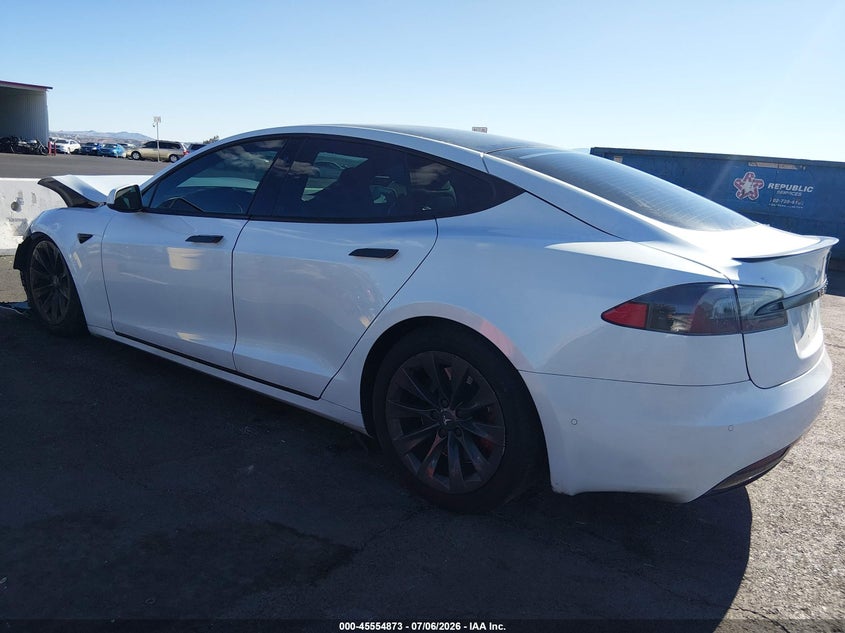 2020 Tesla Model s VIN 5YJSA1E45LF364685 IAAI salvage auction — FRONT END, Salvage Title, sold $25 on 2026-07-24 (photo 3)