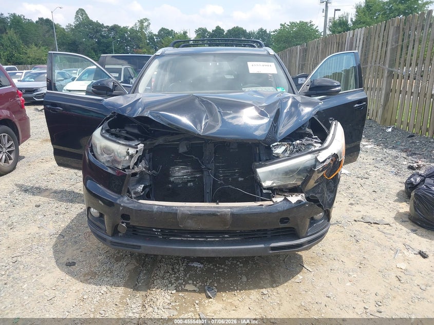 2015 Toyota Highlander VIN 5TDJKRFH7FS182821 IAAI salvage auction — FRONT END, Salvage (Virginia), sold $5,800 on 2026-07-20 (photo 6)