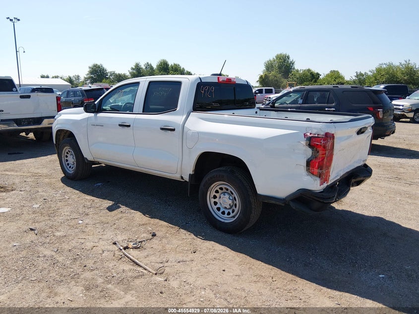 2026 Chevrolet Colorado VIN 1GCPSBEK8T1174573 IAAI salvage auction — REAR END, Regular Certificate (Iowa), sold $13,600 on 2026-07-29 (photo 3)