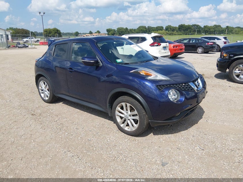 2015 Nissan Juke VIN JN8AF5MV6FT551552 IAAI salvage auction — NORMAL WEAR, Clear (Illinois), sold $2,150 on 2026-07-15 (photo 1)