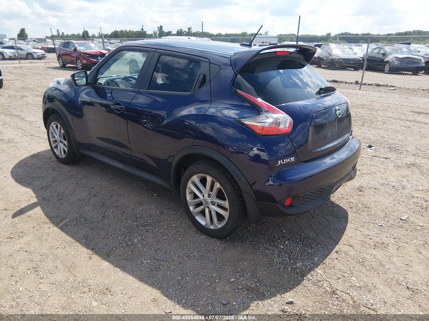 2015 Nissan Juke VIN JN8AF5MV6FT551552 IAAI salvage auction — NORMAL WEAR, Clear (Illinois), sold $2,150 on 2026-07-15 (photo 3)