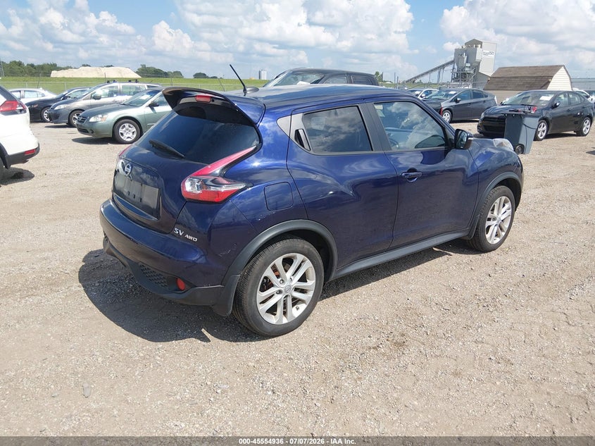 2015 Nissan Juke VIN JN8AF5MV6FT551552 IAAI salvage auction — NORMAL WEAR, Clear (Illinois), sold $2,150 on 2026-07-15 (photo 4)