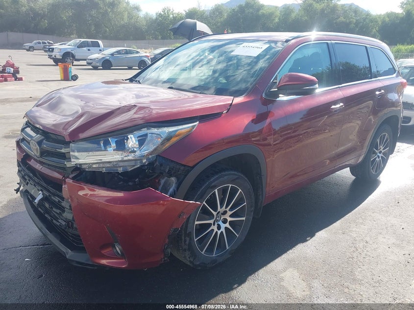 2017 Toyota Highlander VIN 5TDJZRFH3HS359699 IAAI salvage auction — FRONT END, Salvage Title, sold $6,500 on 2026-08-02 (photo 2)